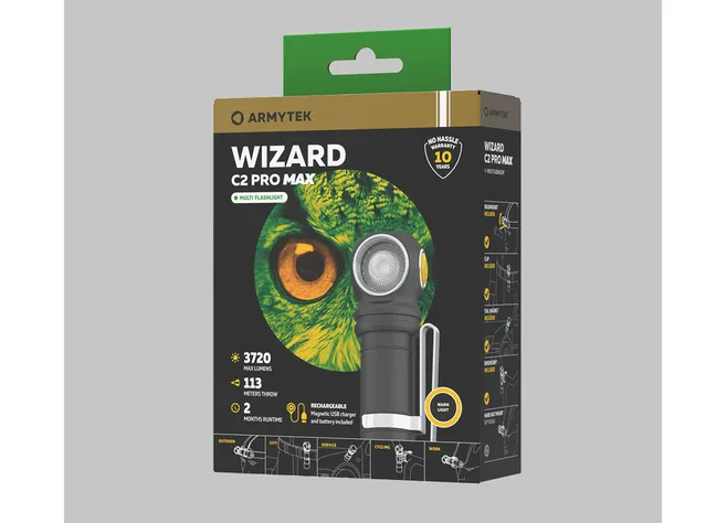 Ліхтар Armytek Wizard C2 Pro Max Magnet USB 3700 lm Фото 2